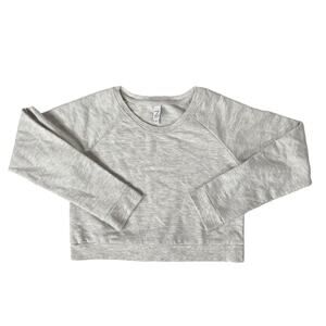 NEW Zella Girl Gray‎ Sweatshirt Size Small Crewneck